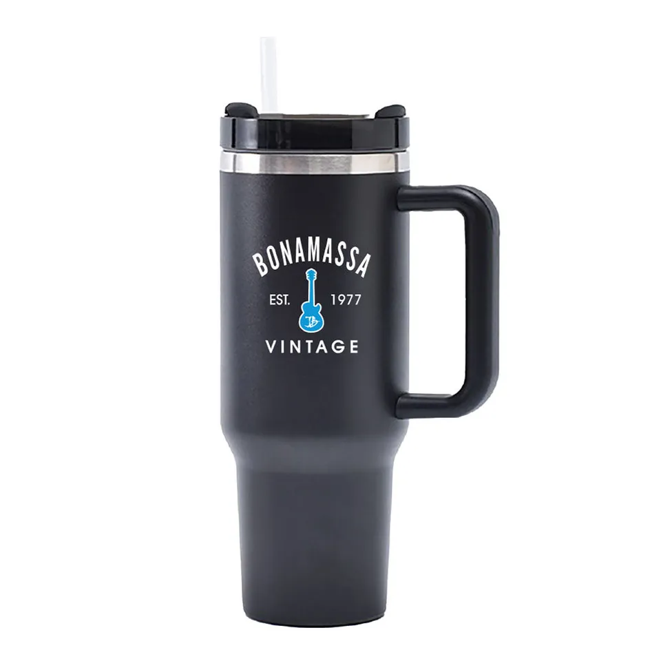 Joe Bonamassa Vintage Guitar tumbler 40oz stål svart
