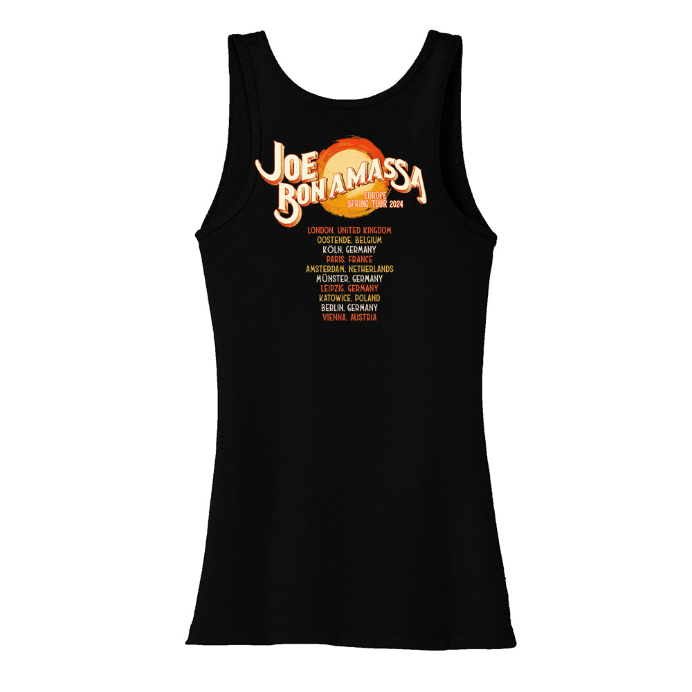 Joe Bonamassa Europe Spring Tour 2024 Serenade singlet dame svart