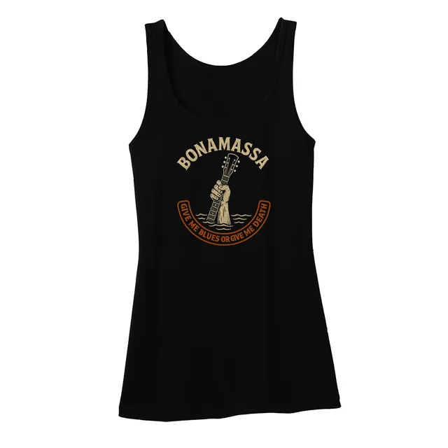 Joe Bonamassa Give Me Blues singlet dame svart bomull