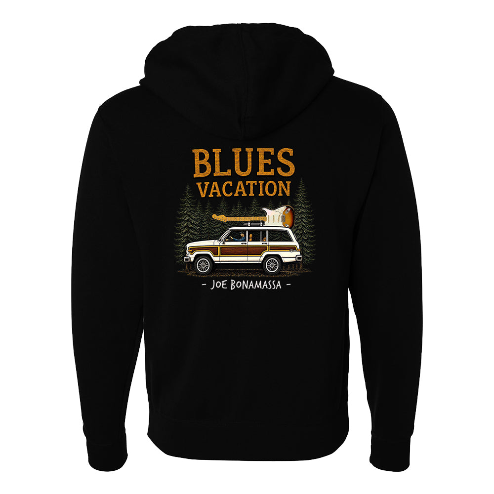 Joe Bonamassa Blues Vacation Zip Hoodie svart unisex