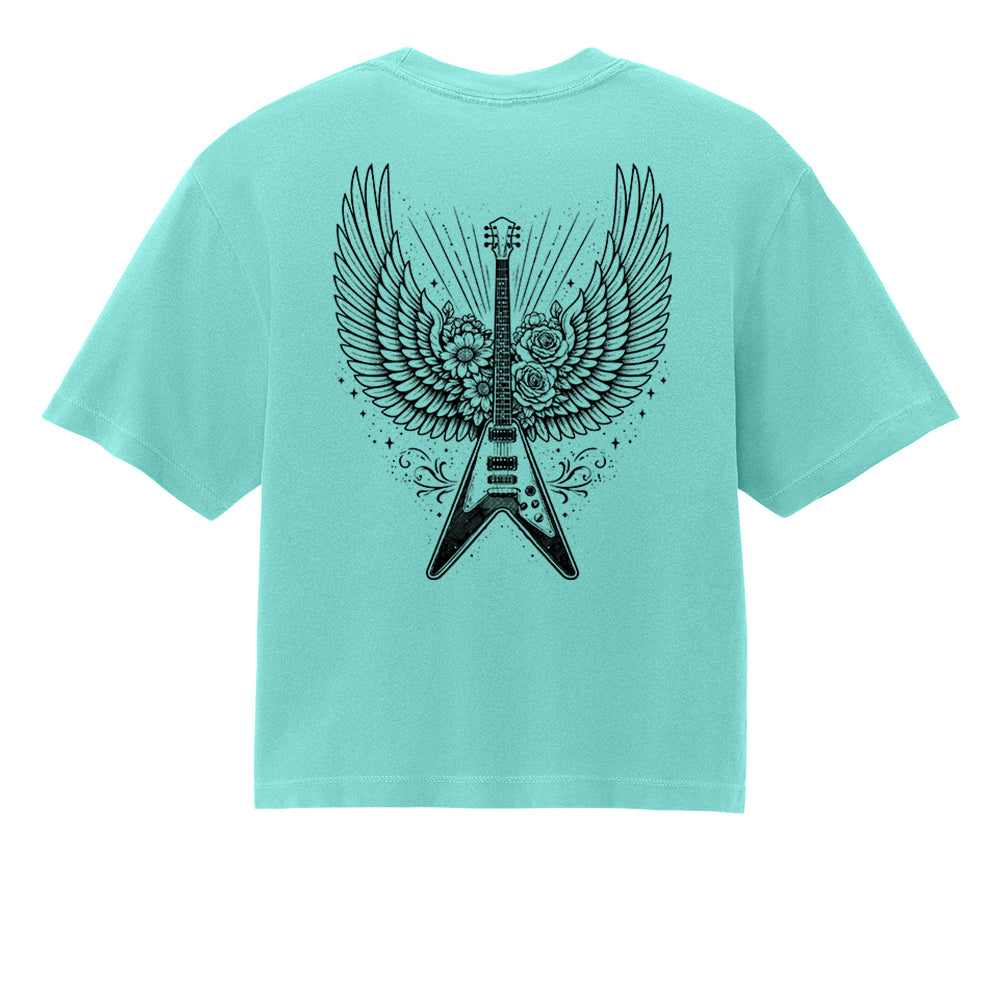 Joe Bonamassa Blues Angel Comfort Boxy T-skjorte dame