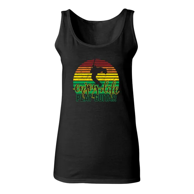 Joe Bonamassa Enjoy Life Play Guitar singlet dame bomull svart