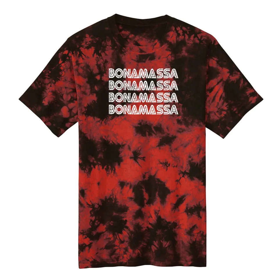 Joe Bonamassa Quadamassa Crystal tie-dye t-skjorte unisex