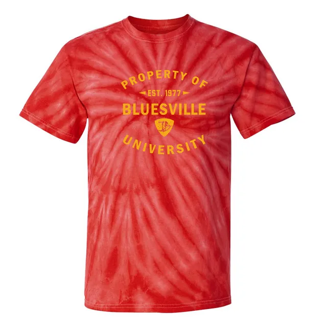 Joe Bonamassa Bluesville University t-skjorte batikk rød S