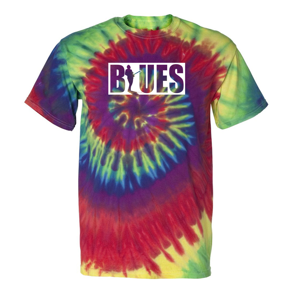 Joe Bonamassa Blues Block Spiral t-skjorte tie-dye bomull