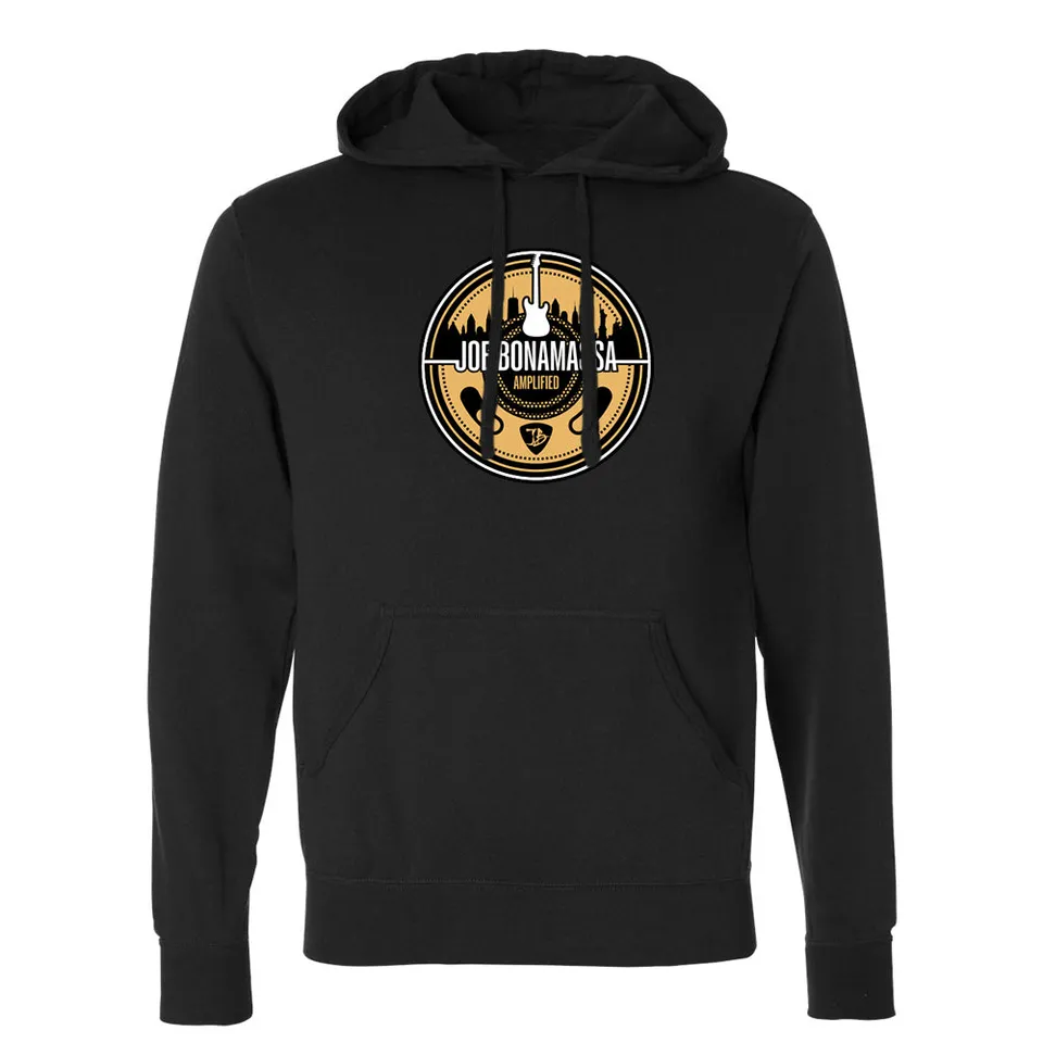 Joe Bonamassa JB Amplified hettegenser unisex svart bomull