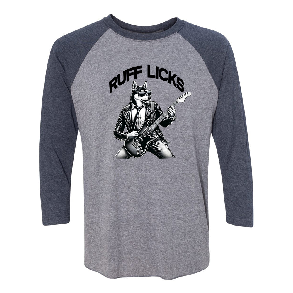 Joe Bonamassa Ruff Licks T-skjorte 3/4 erme raglan triblend