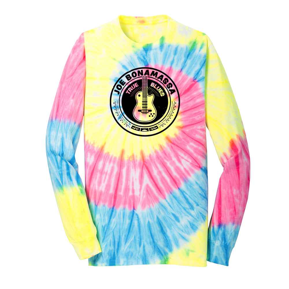 Joe Bonamassa True Blues tie-dye langermet unisex bomull