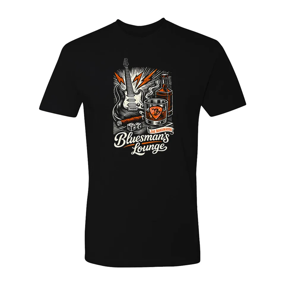 Joe Bonamassa Bluesman's Lounge t-skjorte svart bomull