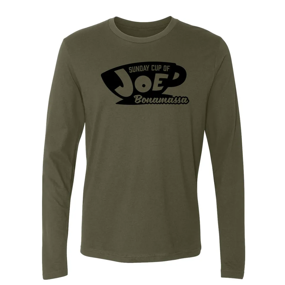 Joe Bonamassa Sunday Cup Of Joe langermet t-skjorte svart bomull