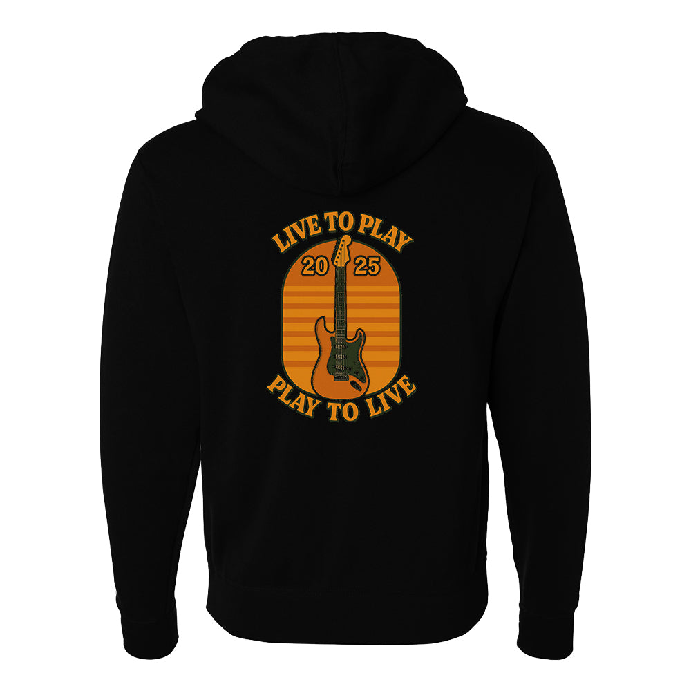 Joe Bonamassa Live To Play, Play To Live Blanche Zip-Up hettejakke