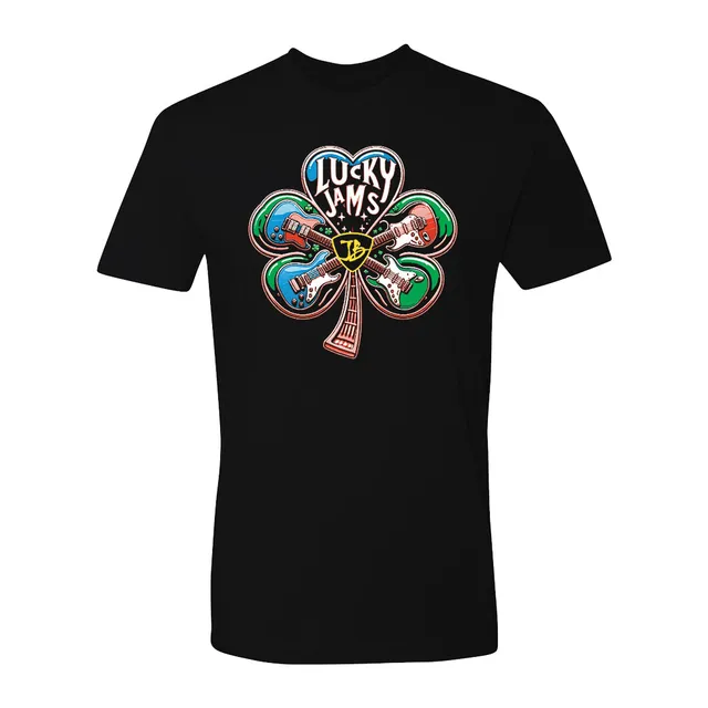 Joe Bonamassa Lucky Jams t-skjorte svart bomull