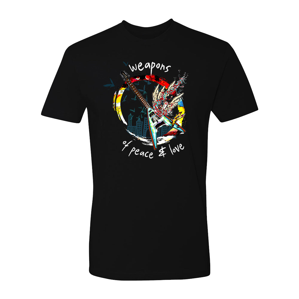 Joe Bonamassa Weapons of Love and Peace t-skjorte svart