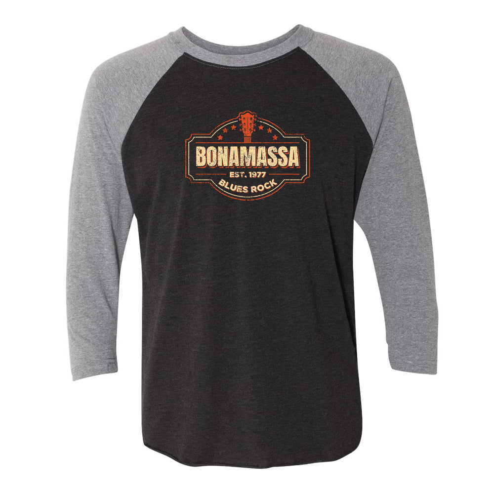Joe Bonamassa Blues Rock Seal 3/4 t-skjorte heather grey