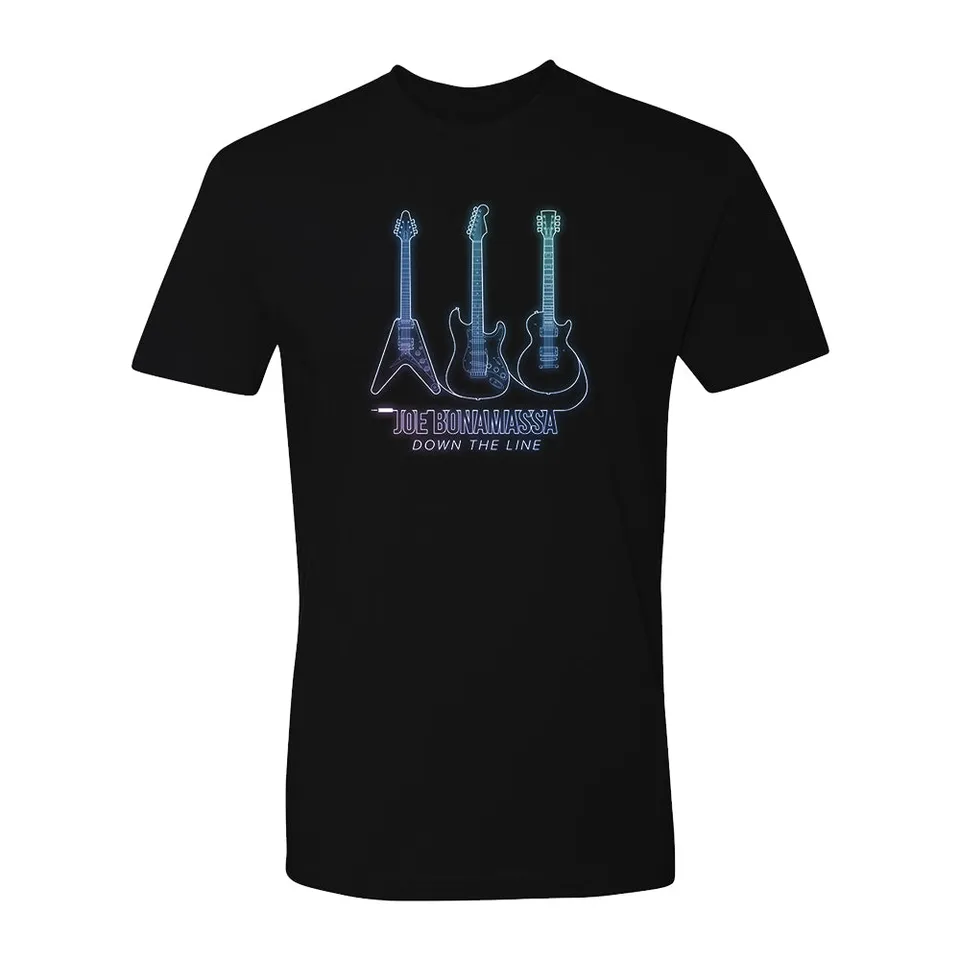 Joe Bonamassa Down The Line t-skjorte svart unisex