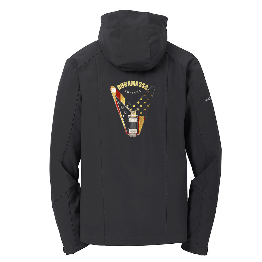 Joe Bonamassa Peace Sign parka svart Eddie Bauer herre