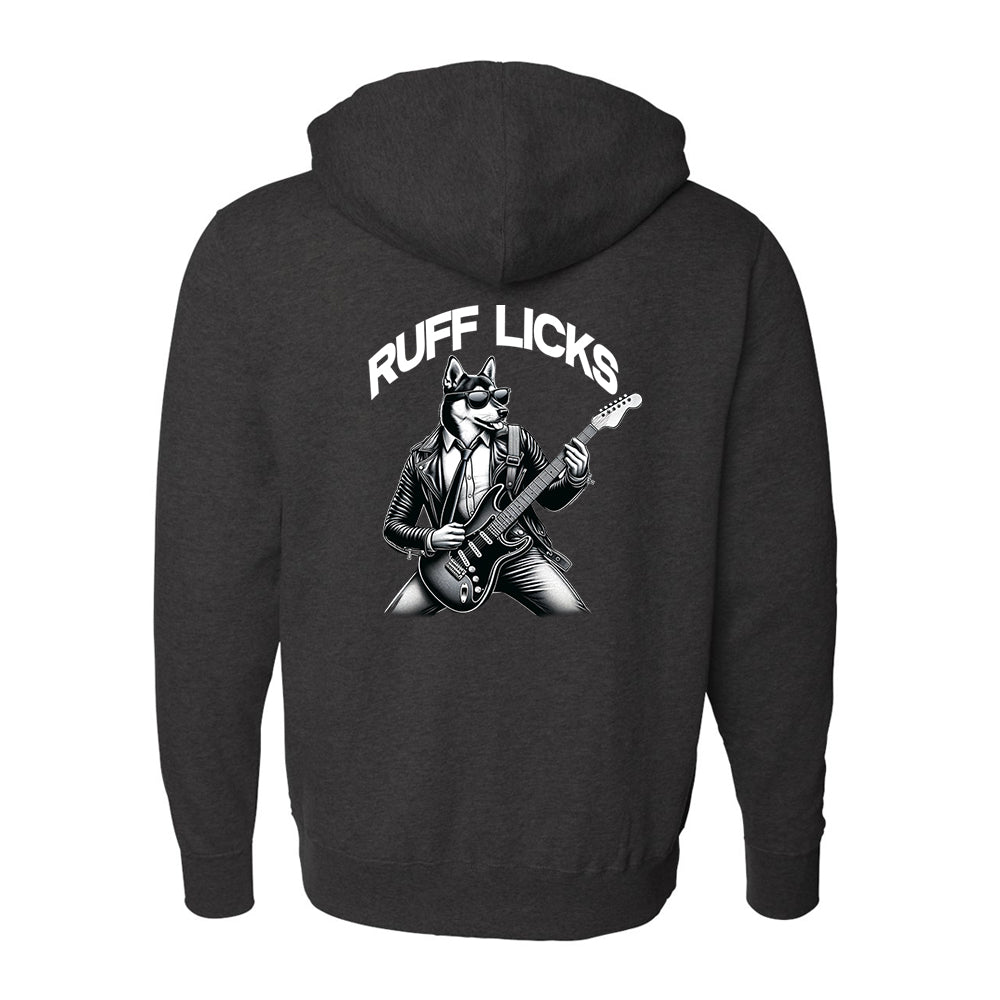 Joe Bonamassa Ruff Licks hettejakke unisex glidelås fleece