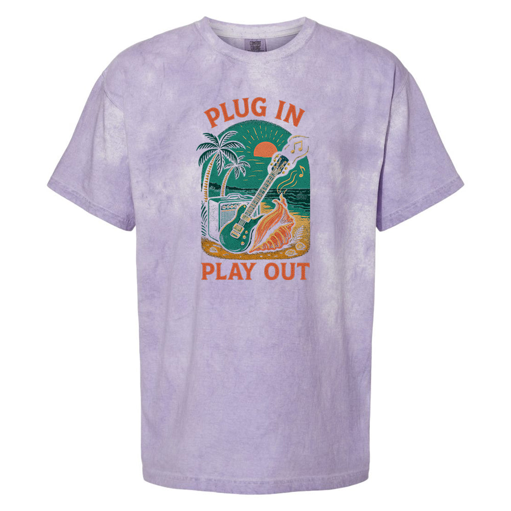 Joe Bonamassa Plug In Play Out Blast T-skjorte garment-dyed