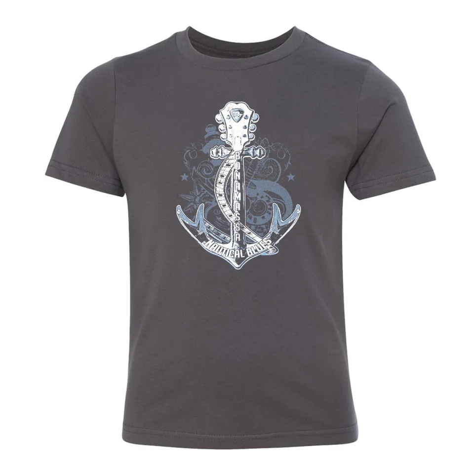 Joe Bonamassa Nautical Blues t-skjorte barn svart bomull