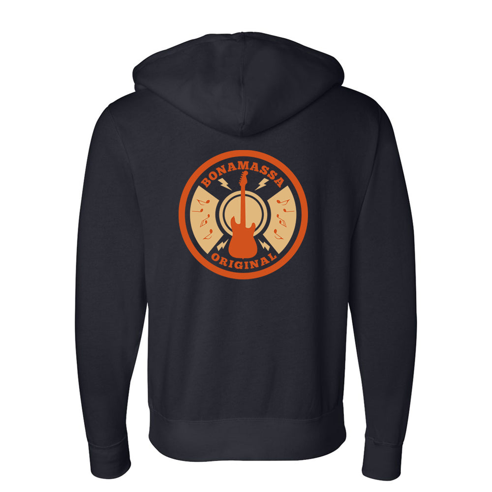 Joe Bonamassa Original hettejakke glidelås svart unisex