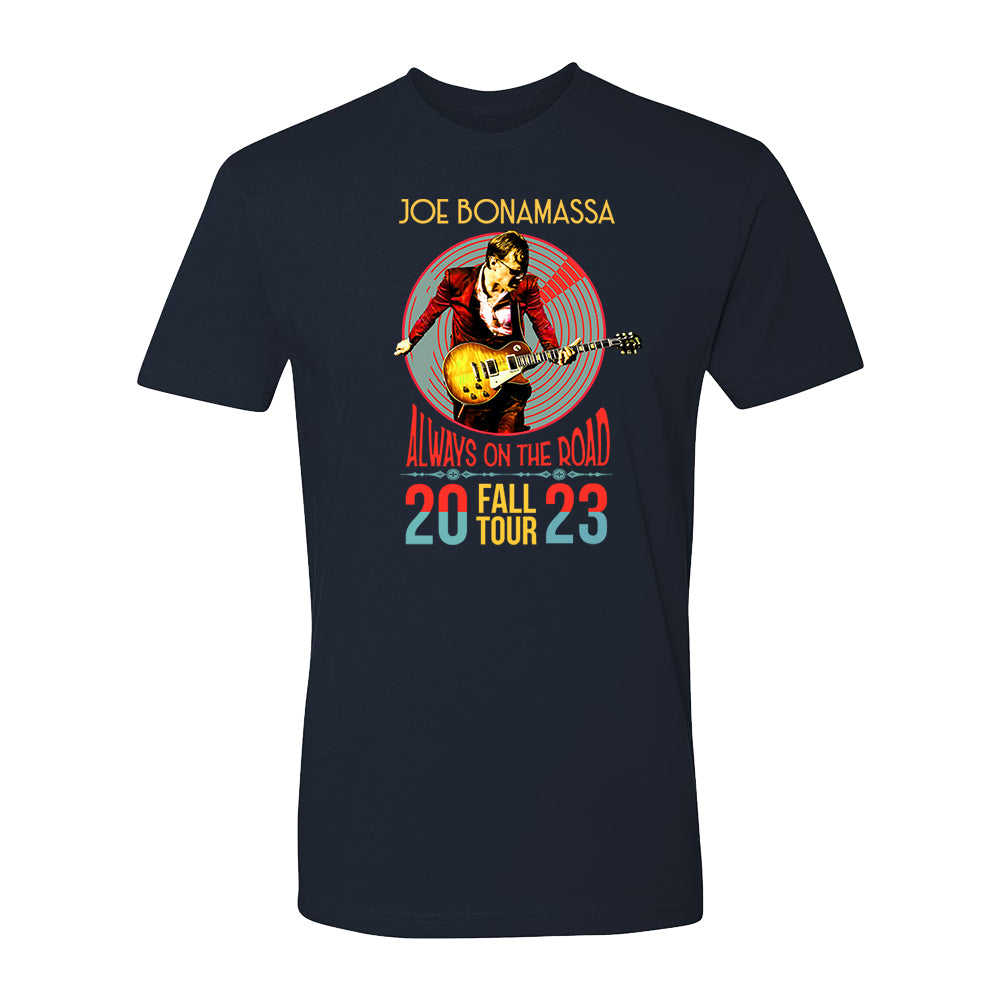 Joe Bonamassa U.S. Fall Tour 2023 t-skjorte unisex svart