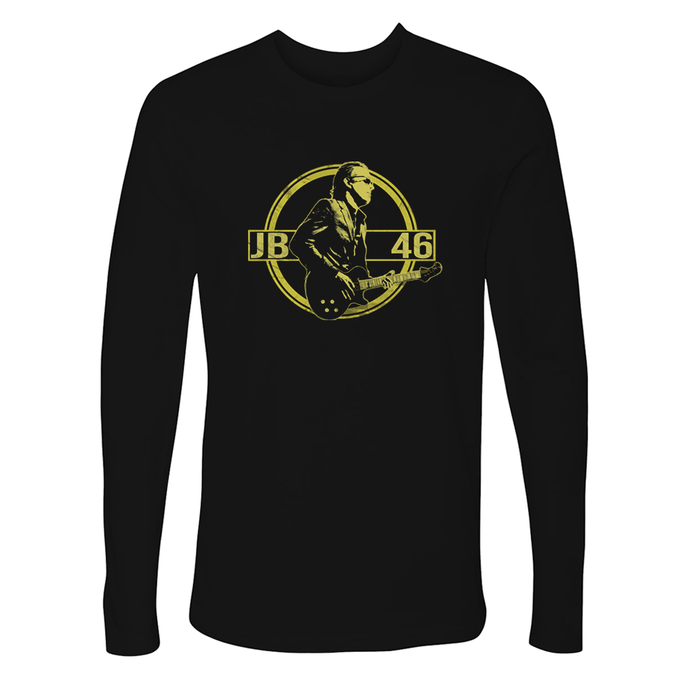 Joe Bonamassa 46 Years of Blues Logo langermet t-skjorte svart bomull