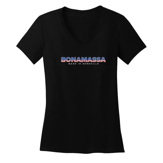 Joe Bonamassa Made In Nerdville V-neck dame