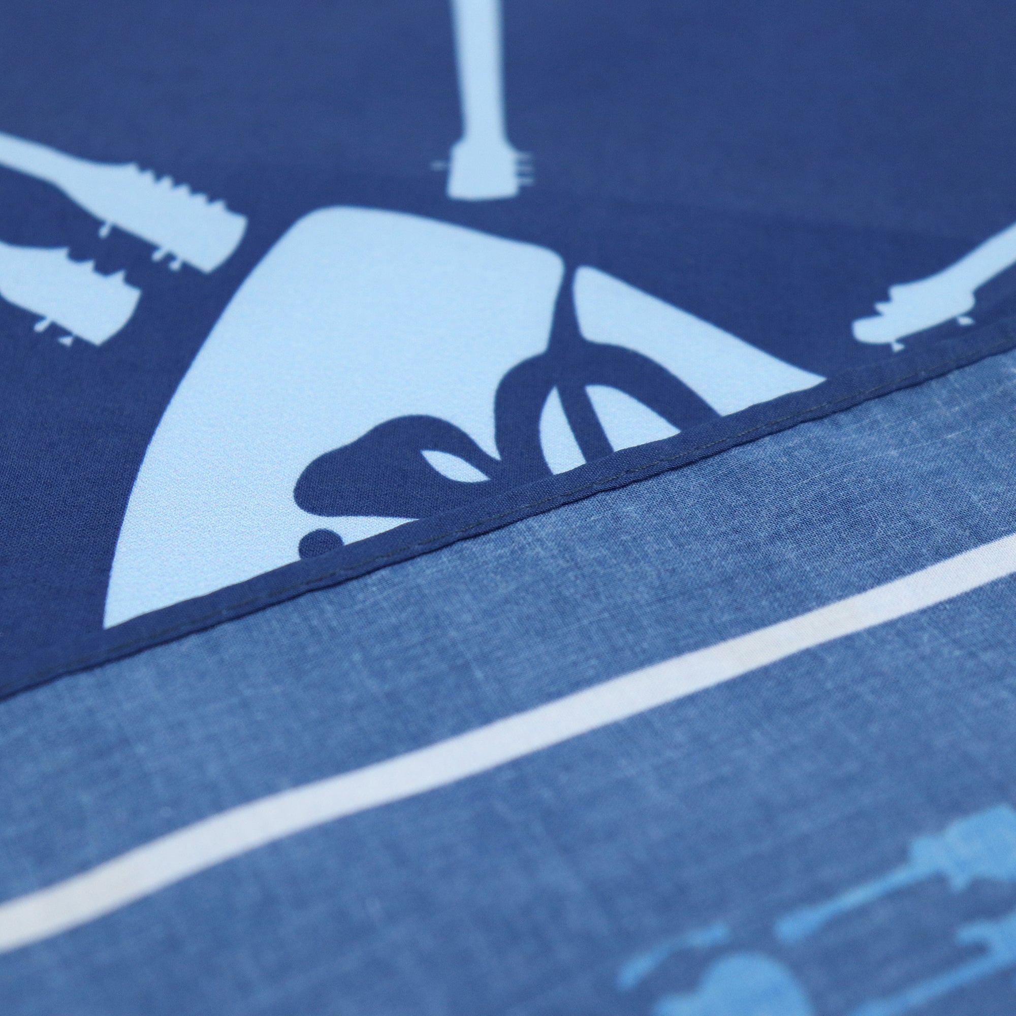 Joe Bonamassa Guitars bandana navy blå bomull 21"