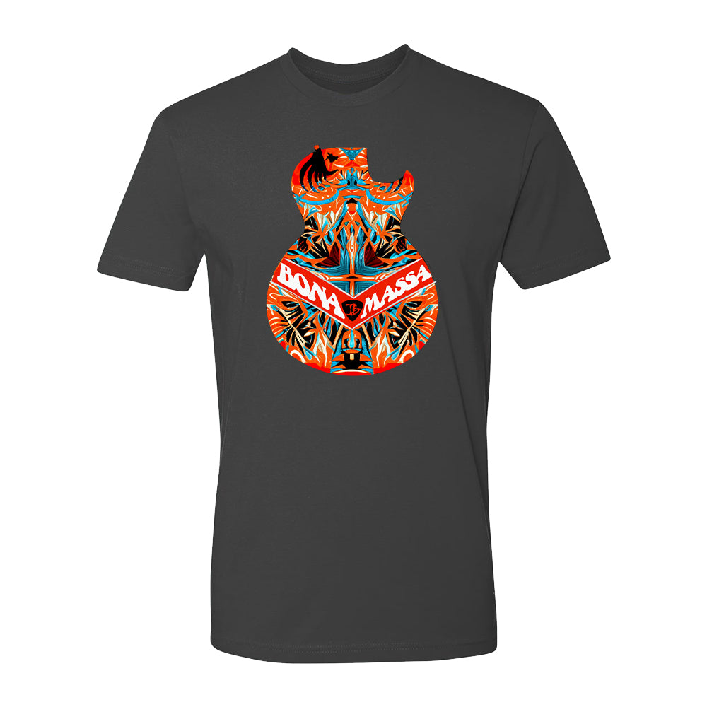 Joe Bonamassa Tribal Guitar t-skjorte svart bomull