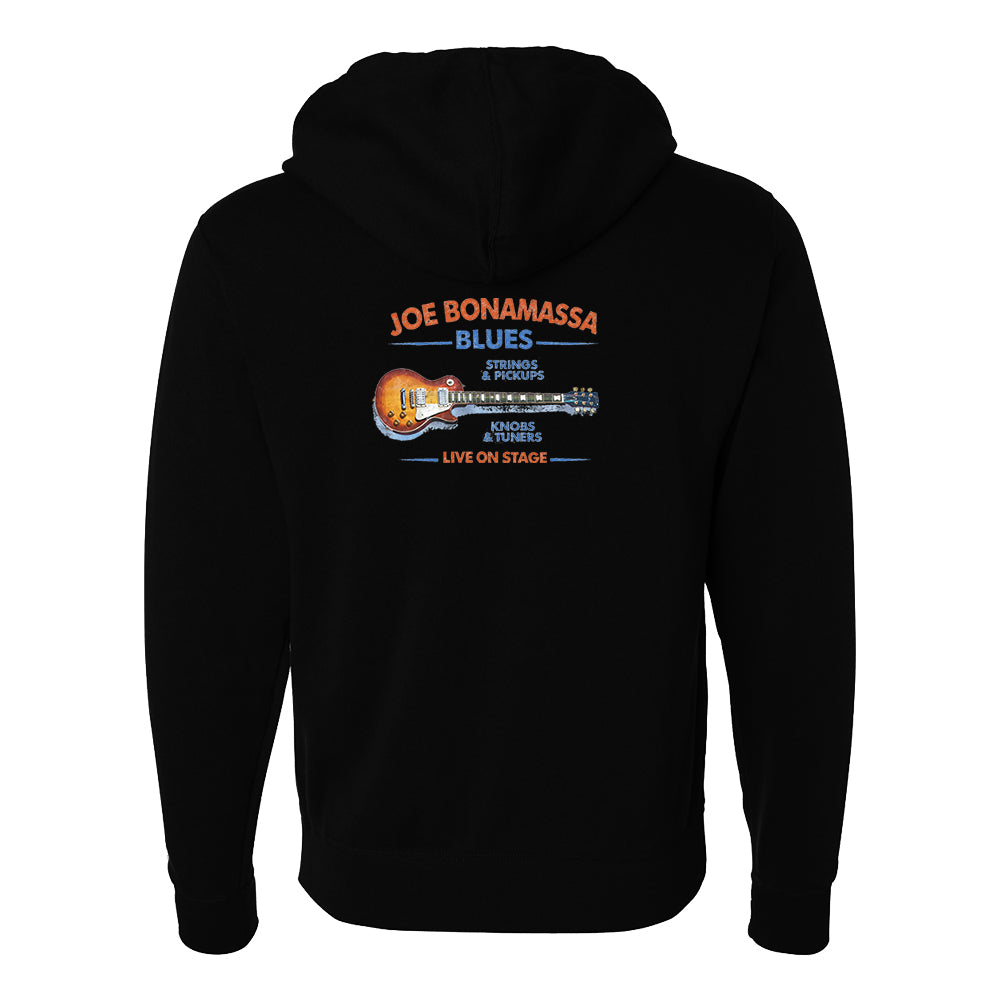 Joe Bonamassa Strings, Pickups & Blues hettejakke unisex svart