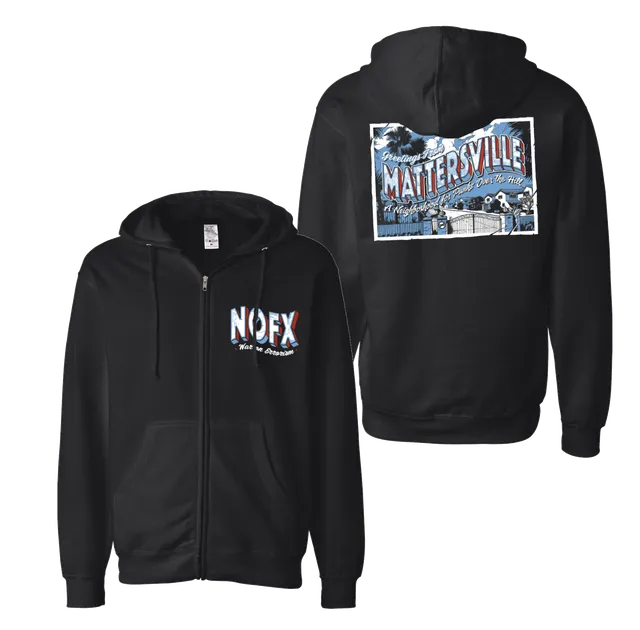 NOFX Mattersville zip-hoodie bomull
