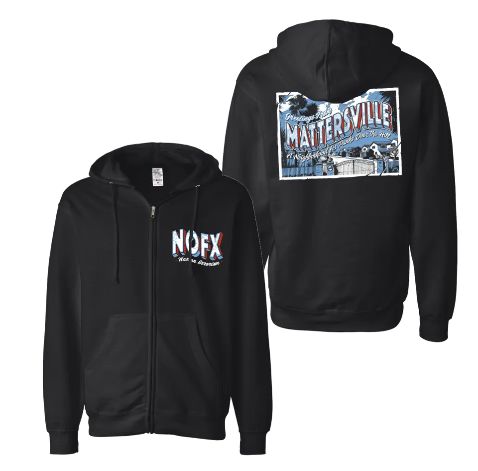 NOFX Mattersville zip-hoodie bomull