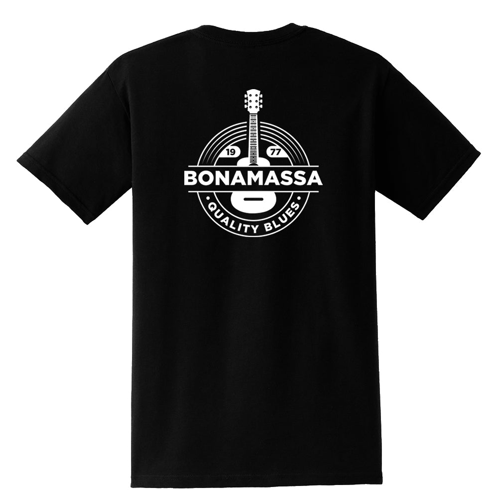 Joe Bonamassa Acoustic Quality Blues T-skjorte lomme bomull
