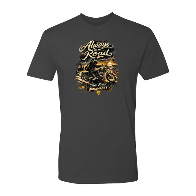 Joe Bonamassa Blues Rider t-skjorte svart bomull