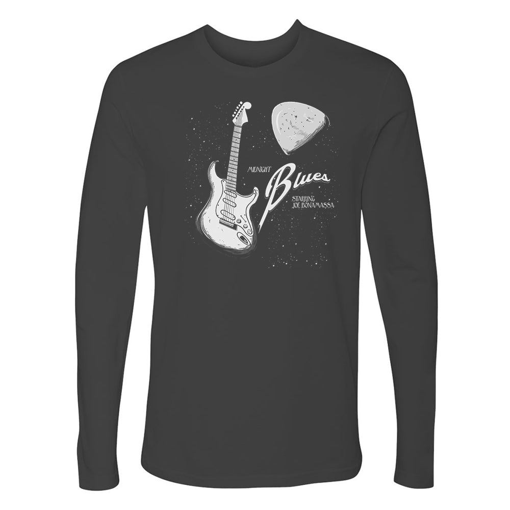 Joe Bonamassa Midnight Blues langermet herre svart bomull
