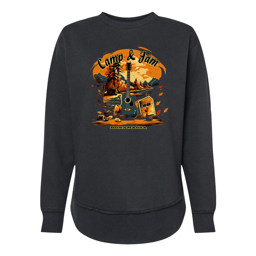 Joe Bonamassa Camp & Jam Weekend Fleece genser dame svart