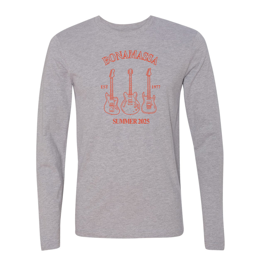 Joe Bonamassa Summer 2025 Langermet T-skjorte herre svart
