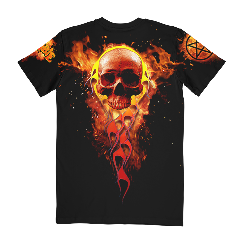 Rob Zombie Demonic Hot Rod 90's Racing t-skjorte