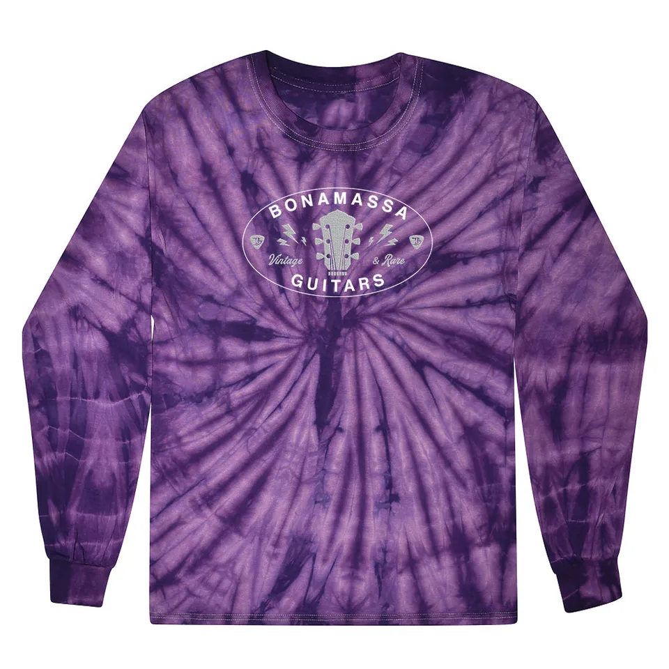 Joe Bonamassa Vintage Rare langermet tie-dye bomull