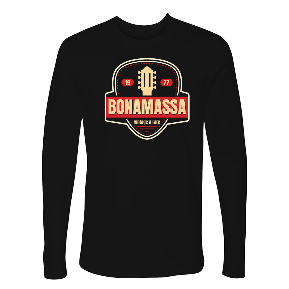 Joe Bonamassa Gold Vintage Pick langermet T-skjorte herre