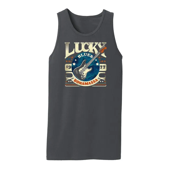 Joe Bonamassa Lucky Blues singlet herre coal beach wash