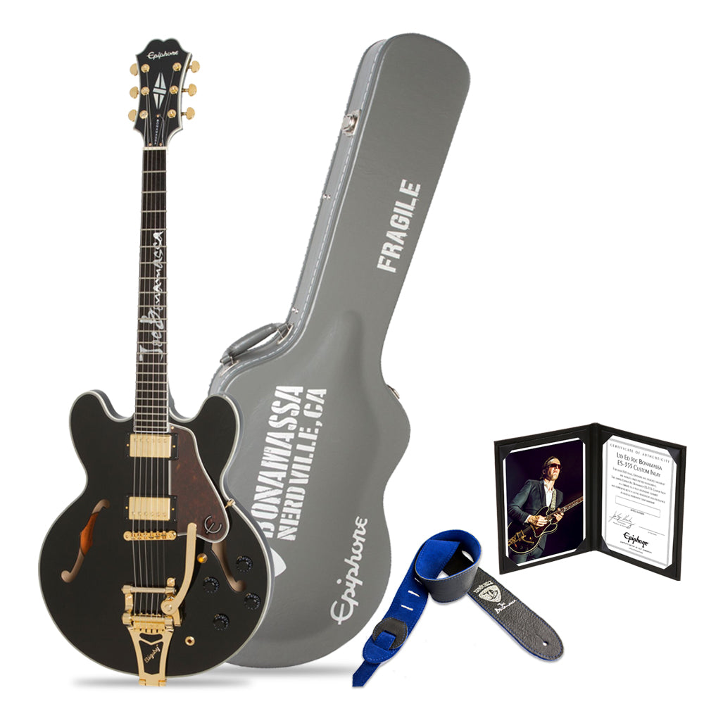 Joe Bonamassa 2018 Ltd Ed ES-355 Custom Inlay Outfit elgitar