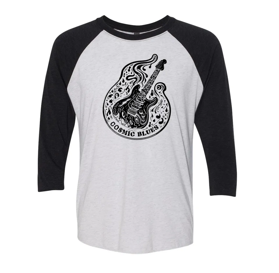 Joe Bonamassa Cosmic Blues Melt T-skjorte 3/4 unisex triblend