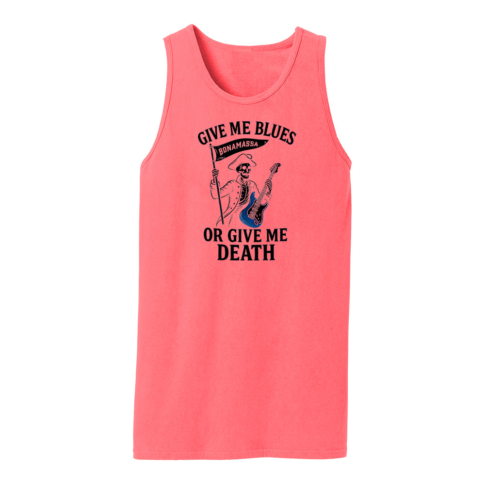 Joe Bonamassa Give Me Blues Or Give Me Death Beach Wash Tank singlet