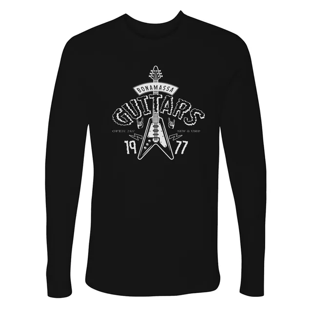 Joe Bonamassa Guitar Shockz langermet t-skjorte svart