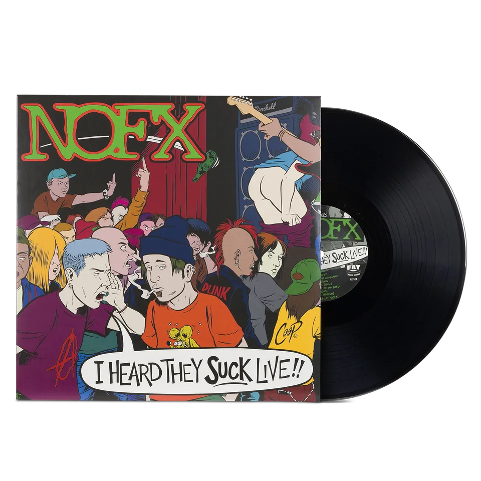 NOFX I Heard They Suck Live vinyl LP liveplate