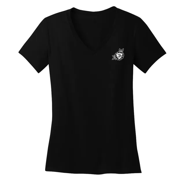 Joe Bonamassa Blues Angel V-neck t-skjorte dame bomull