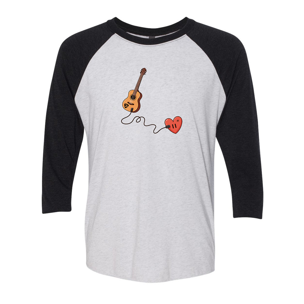 Joe Bonamassa Heartfelt Blues 3/4 T-skjorte raglan hvit