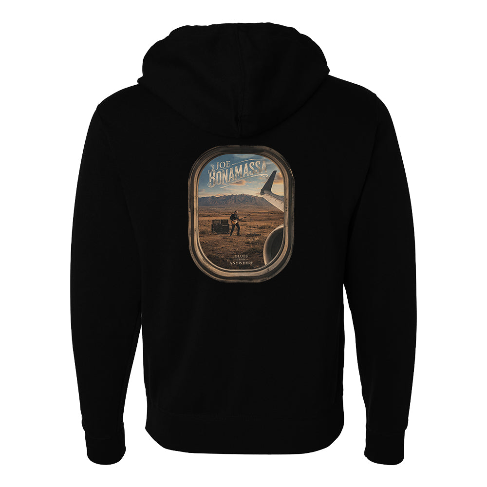 Joe Bonamassa Blues From Anywhere zip-hoodie unisex svart bomull