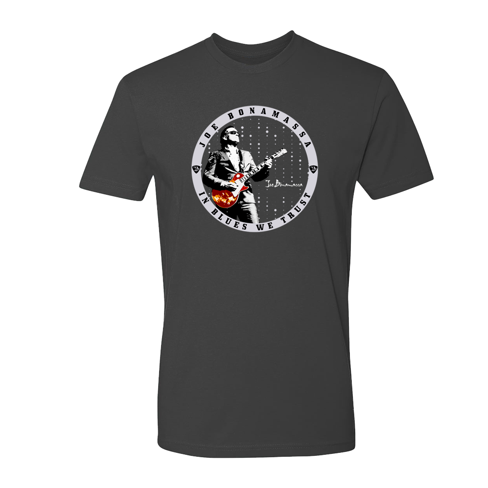 Joe Bonamassa 2020 No Blues No Glory t-skjorte svart bomull